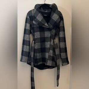 NWOT Coffeeshop Jasmine Knit Trench Jacket